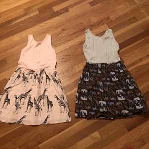 Brand new dresses (gap) (animal pattern)